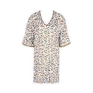 ANTIGEL tunique de plage La Chamane Blanc/Sable - Taille S