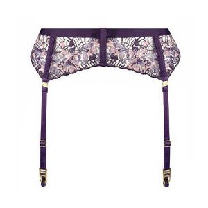 BORDELLE porte-jarretelles Am&eacute;la Violet fonc&eacute; - Taille S