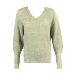 OSCALITO pull col V en alpaga Lipari Vert - Taille 2