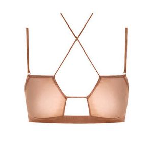 MAISON CLOSE soutien-gorge brassière French Kiss Light Caramel - Taille 85B