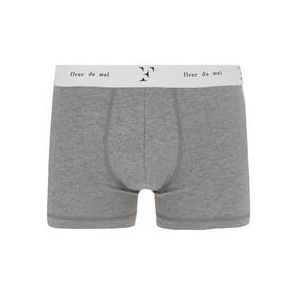 FLEUR DU MAL boxer homme en coton Core Gris - Taille S