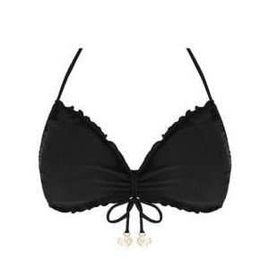 LULI FAMA haut de maillot de bain bandeau sans armatures Cosita Buena Noir - Taille XS