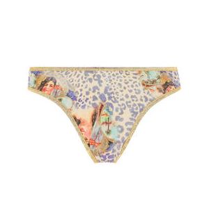 PAIN DE SUCRE bas de maillot de bain tanga Siem Cuba Bleu/Beige - Taille XS