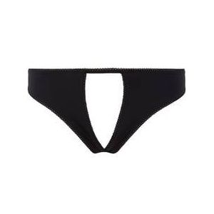 MAISON CLOSE slip ouvert Le Petit Secret Noir - Taille S