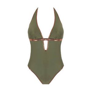 ANTIGEL maillot de bain 1 pièce dos nu sans armatures La Smartissime Kaki - Taille 1