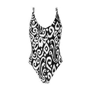 ANTIGEL maillot de bain 1 pièce dos nu sans armatures La Balinaise Noir/Blanc - Taille 1