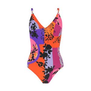 LISE CHARMEL maillot de bain 1 pièce sans armatures Magie Sakura Multicolore - Taille 85C
