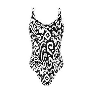 ANTIGEL maillot de bain 1 pièce nageur armatures La Balinaise Noir/Blanc - Taille 85C