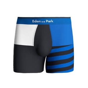 EDEN PARK  boxer homme en coton Original Bleu/Blanc - Taille S