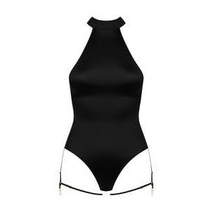 MAISON CLOSE body string porte-jarretelles French Kiss Noir - Taille XS