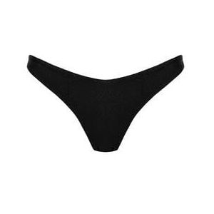 LULI FAMA bas de maillot de bain slip échancré Cosita Buena Noir - Taille S