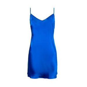 MARJOLAINE nuisette en soie Soie Unie Bleu électrique - Taille 36