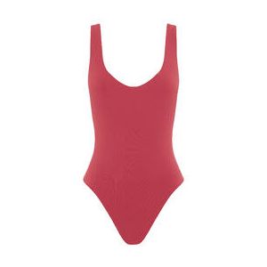 BOND-EYE maillot de bain 1 pièce dos nu réversible Lucia sans armatures Callao Bordeaux - Taille XS/S