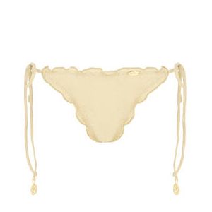 LULI FAMA bas de maillot de bain slip lacets Cosita Buena Or - Taille S