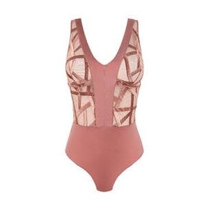 LOUISA BRACQ body S&eacute;rie Vieux rose - Taille 36