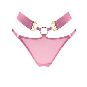 BORDELLE slip ouvert Melusina Rose - Taille S