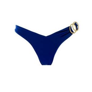 BANANA MOON bas de maillot de bain slip échancré Bora Comores Couture Bleu saphir - Taille S