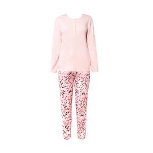 VERDISSIMA pyjama en coton Tea Time Rose poudr&eacute; - Taille XS