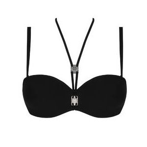 LISE CHARMEL haut de maillot de bain bandeau Éclat d'Argent Noir - Taille 85B