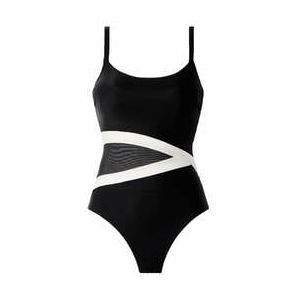 MIRACLESUIT maillot de bain 1 pièce gainant Lyra armatures Spectra Noir/Blanc - Taille 38