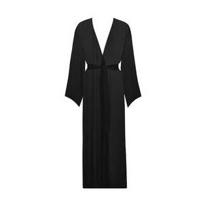 MAISON CLOSE kimono de plage long Fever Noir - Taille XS