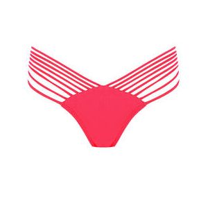 LULI FAMA bas de maillot de bain brésilien Cosita Buena Rouge - Taille S