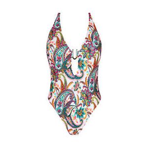 ANTIGEL maillot de bain 1 pièce décolleté sans armatures La Bayadère Blanc - Taille 1