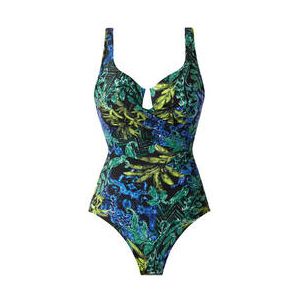 MIRACLESUIT maillot de bain 1 pi&egrave;ce gainant Escape armatures Gasparilla Noir/Bleu - Taille 40
