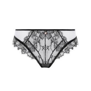 PRELUDE tanga en dentelle Pearl Noir - Taille S