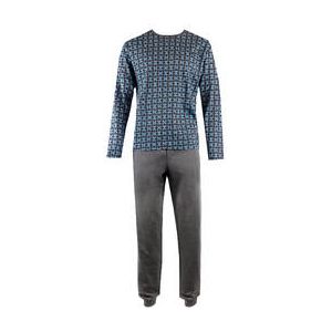 HOM pyjama homme en coton Aloys Bleu/Gris - Taille S