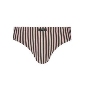 MEY slip homme en coton Forward Stripes Vert/Rose - Taille S