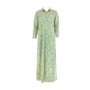 SORAYA chemise de plage Sarah Had&egrave;s Vert/Jaune - Taille S/M