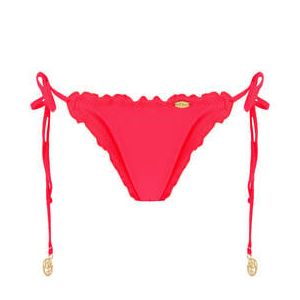 LULI FAMA bas de maillot de bain slip lacets Cosita Buena Rouge - Taille S