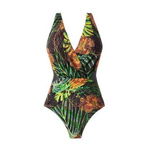 MIRACLESUIT maillot de bain 1 pi&egrave;ce gainant Ibiza sans armatures Sunset Islet Multicolore - Taille 40