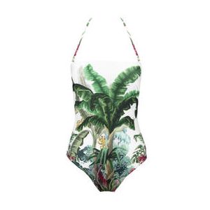 ACQUADICOCCO maillot de bain 1 pièce bustier sans armatures Parrots Multicolore - Taille S