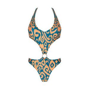ANTIGEL maillot de bain 1 pièce trikini sans armatures La Balinaise Multicolore - Taille S