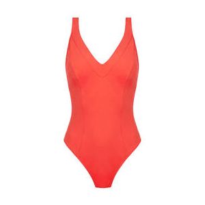 PAIN DE SUCRE maillot de bain 1 pi&egrave;ce Ivy sans armatures Sensitive Uni Life R&eacute;sille Corail - Taille XS