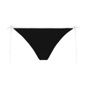 EMPREINTE bas de maillot de bain slip lacets Attitude Noir/Blanc - Taille 38