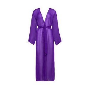 MAISON CLOSE kimono de plage long Fever Violet foncé - Taille XS