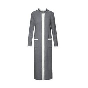 F&Eacute;RAUD robe de chambre en polaire Cosy Gris/Blanc - Taille 38