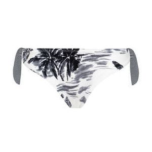 EMPREINTE bas de maillot de bain slip noué Story Blanc/Gris - Taille 38