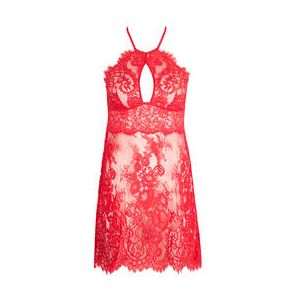 LISE CHARMEL nuisette s&eacute;duction en dentelle  D&eacute;sirs de Venise Rouge - Taille 38