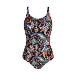 ANTIGEL maillot de bain 1 pièce nageur armatures La Bayadère Noir - Taille 85C