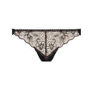 GOSSARD string VIP Fleur de Nuit Noir - Taille XS