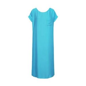 FÉRAUD chemise de nuit longue Animal Print Bleu turquoise - Taille 38