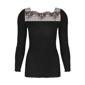 LISE CHARMEL pull manches longues en laine et soie Charme Secret Noir - Taille 1