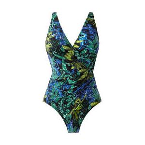 MIRACLESUIT maillot de bain 1 pi&egrave;ce gainant Oceanus sans armatures Gasparilla Noir/Bleu - Taille 40