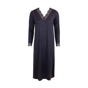 CALIDA chemise de nuit longue en modal Elegant Dreams Bleu nocturne - Taille 38/40