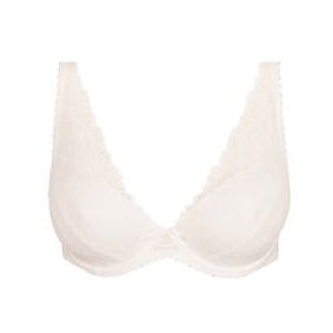 MARIE JO soutien-gorge triangle coques en dentelle Azelie Blanc cass&eacute; - Taille 85B