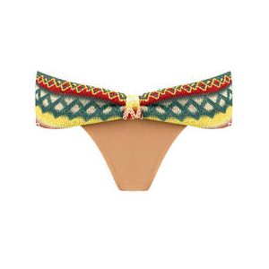 LULI FAMA bas de maillot de bain slip revers High Noon Heat Multicolore - Taille XS